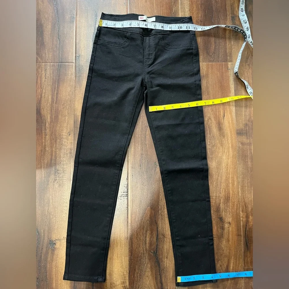 Brand New Girl Levi’s Black Skinny Leggings / Jeans - Picture 7 of 13